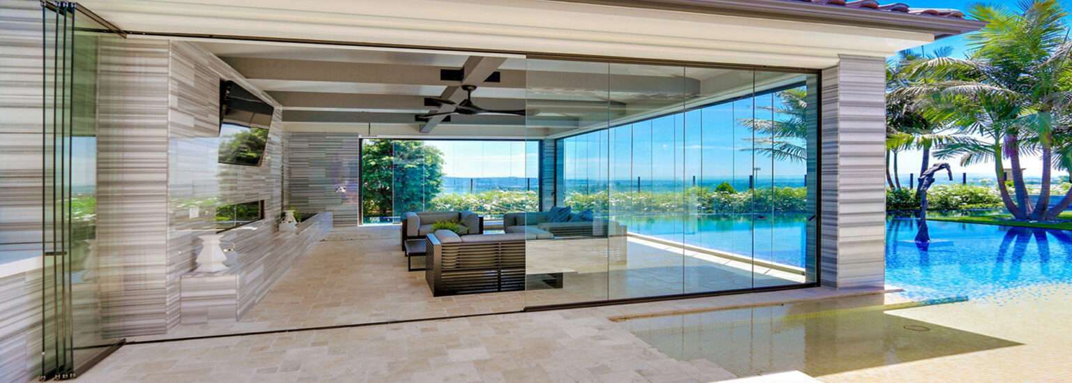 Frameless Folding Doors