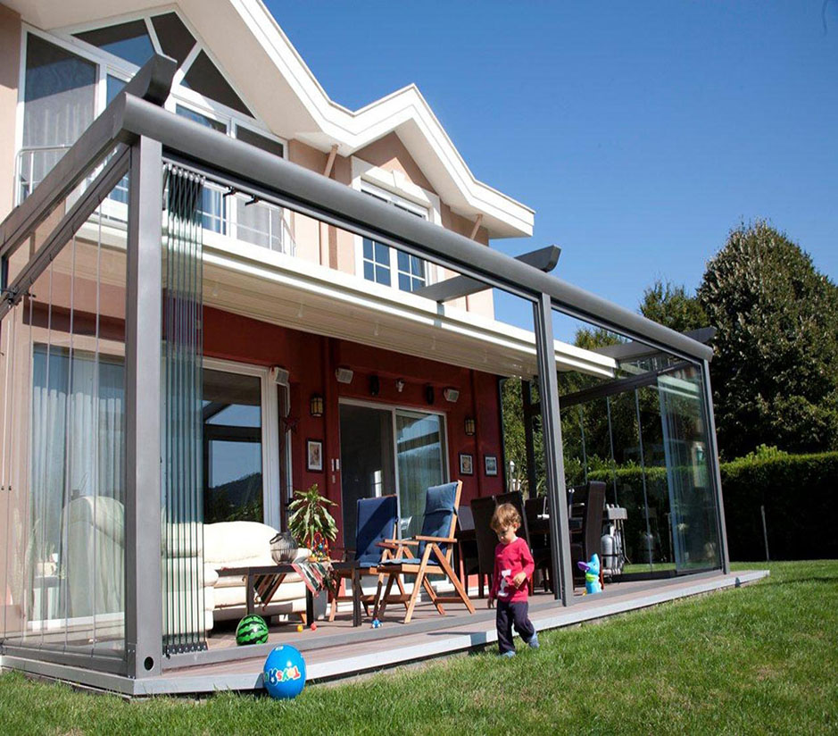 frameless folding Doors