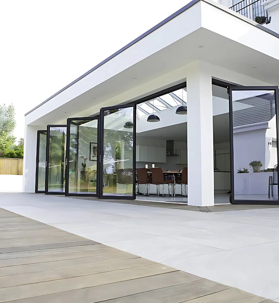 Bifold doors installed in Client's Villa